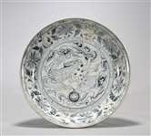 16th Century Vietnamese Blue & White Porcelain Dish