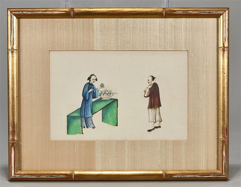 Three Chinese Framed Paintings