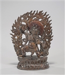 Sino-Tibetan Copper Standing Deity