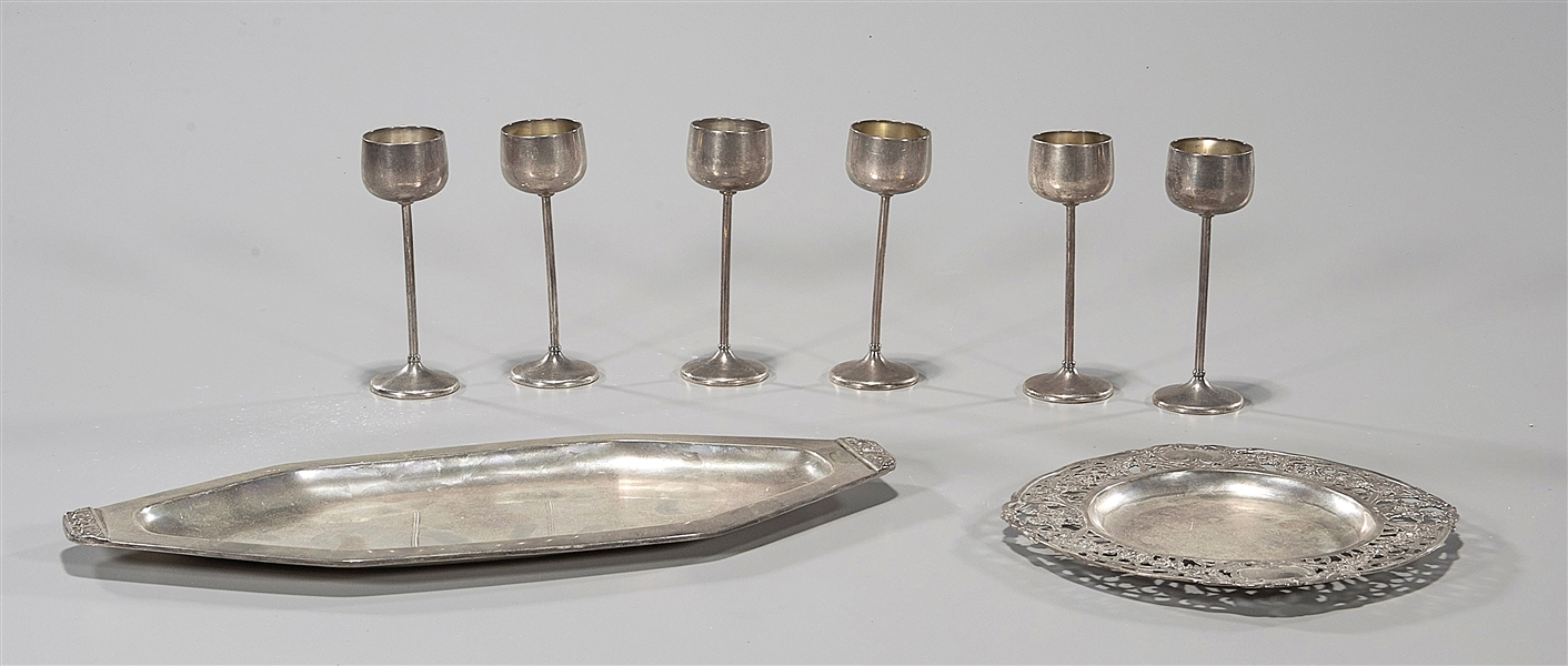 Group of Eight Silver Pieces 