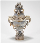 Sectional Agate Covered Censer