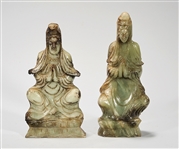 Two Chinese Carved Hardstone Figures