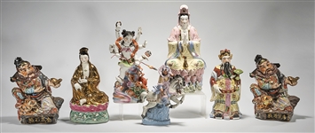 Group of Seven Various Chinese Porcelain Figures