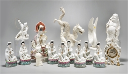 Large Group of Various Chinese Porcelain Figures