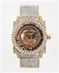 Dunamis 18K Rose Gold & Diamond Watch