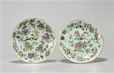 Two Chinese Antique Famille Rose Dishes