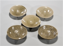 Group of Five Chinese Glazed Bowls