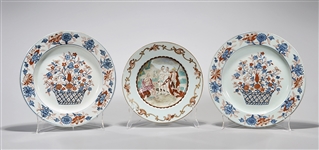 Three Chinese Porcelain Dishes