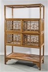 Chinese Wood Openwork Cabinet