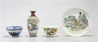 Group of Four Various Chinese Porcelains