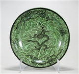 Chinese Glazed Porcelain Charger