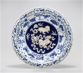 Chinese Blue and White Porcelain Charger