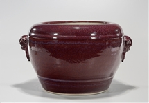 Chinese Oxblood Porcelain Jardiniere