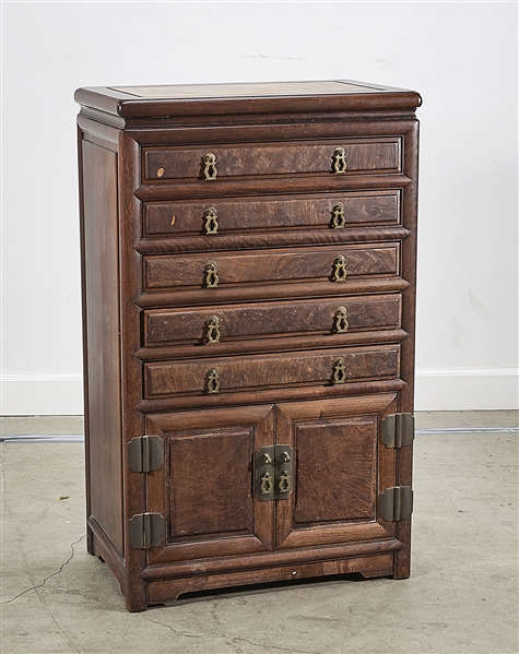 Chinese Silverware Chest with Drawers
