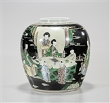 Chinese Enameled Porcelain Jar