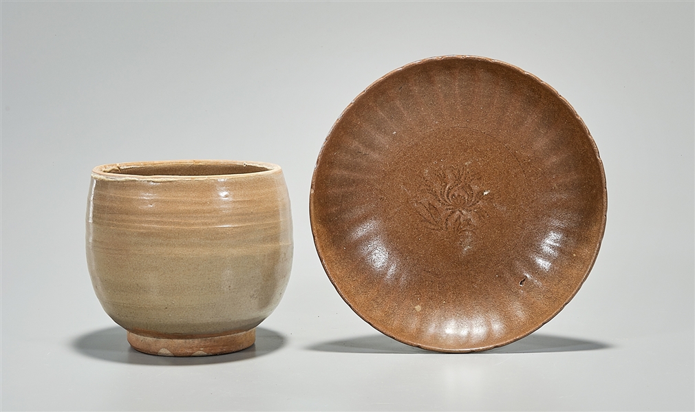 Two Asian Glazed Ceramics