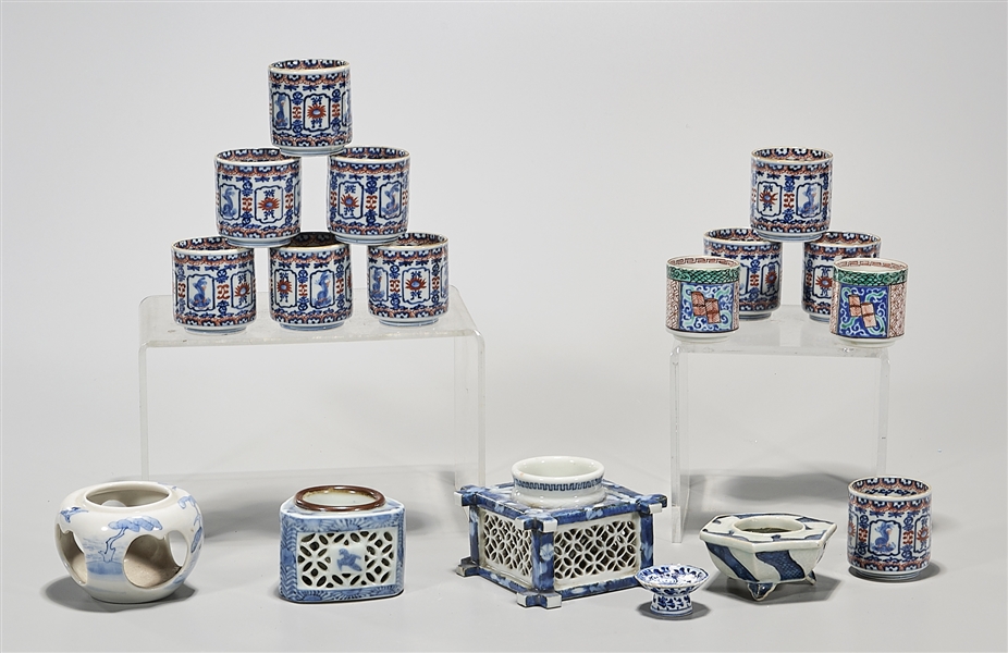 Group of Japanese Porcelain Cup Stands