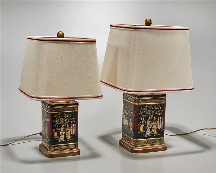 Two Japanese Lamps