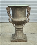 Large European-Style Metal Urn