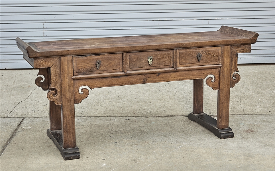 Chinese Low Hard Wood Altar Table