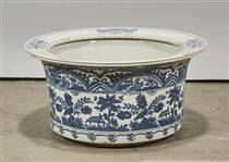 Chinese Blue and White Porcelain Jardiniere
