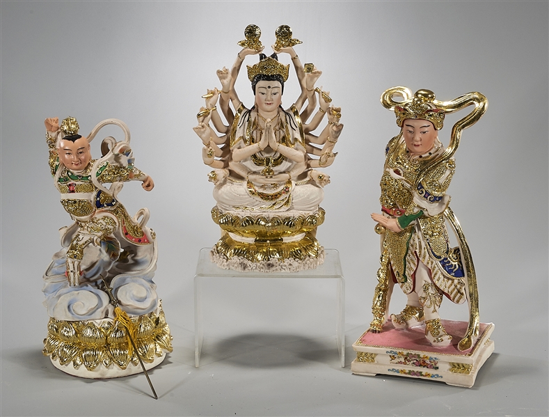 Three Chinese Ceramic Figures