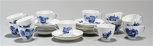 Group of Royal Copenhagen Blue Flower Porcelains