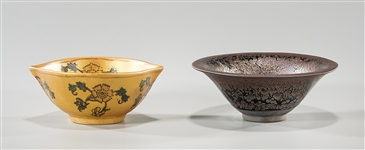 Two Chinese Glazed Ceramic Bowls