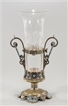 Cloisonne Metal Vase Holder
