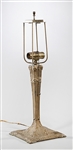 Antique Gilt Metal Table Lamp