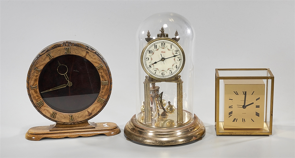 Group of Three Various Clocks