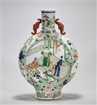 Chinese Wucai Porcelain Moonflask