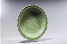 Chinese Celadon Glazed Porcelain Charger