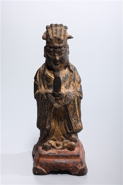 Chinese Ming Dynasty Bronze Court Attendant