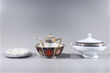 Group of Six Various European Porcelains