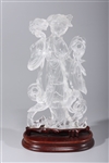 Chinese Carved Glass Figure