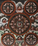 Antique Painted Thangka
