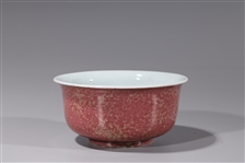 Chinese Peach Bloom Porcelain Bowl