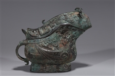 Chinese Bronze Zun Vessel