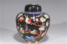 Chinese Cloisonne Covered Jar