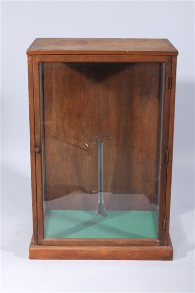 Large Wood and Glass Display Case 