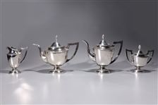 Sterling Silver Chinese Tea Set