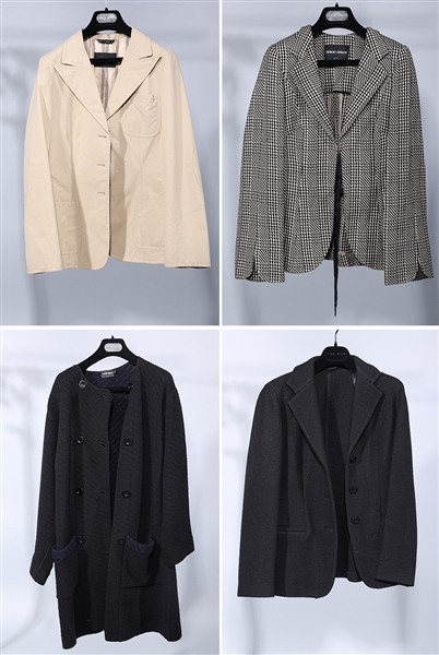 Lot Of Four Giorgio Armani Jackets & Coats 