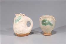 Two Chinese Tang Style Ceramics