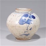 Korean Blue & White Porcelain Antique Vase
