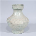Large Chinese Han Style Glazed Pottery Vase