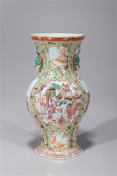 Chinese Enameled Export Porcelain Vase