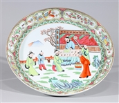 Chinese Enameled Porcelain Famille Rose Charger