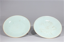 Pair of Antique Chinese Porcelain Dishes