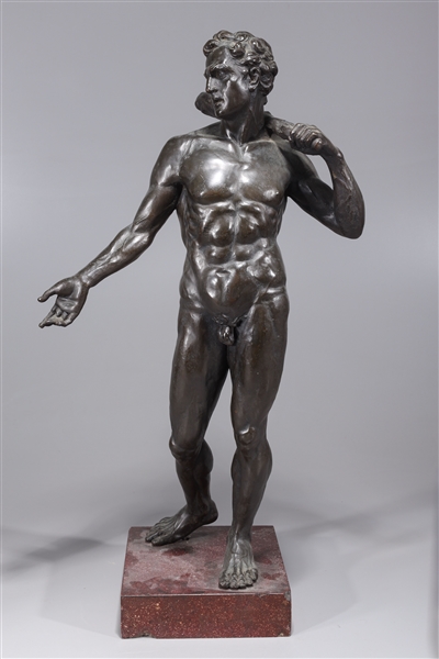Bronze Standing Nude Male
